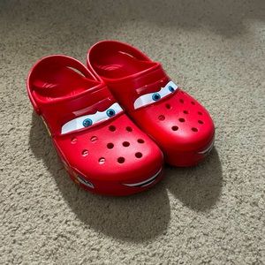 Lightning McQueen Crocs Clogs SOLD OUT Lightly Used Mens Size 9 / Womens Size 11
